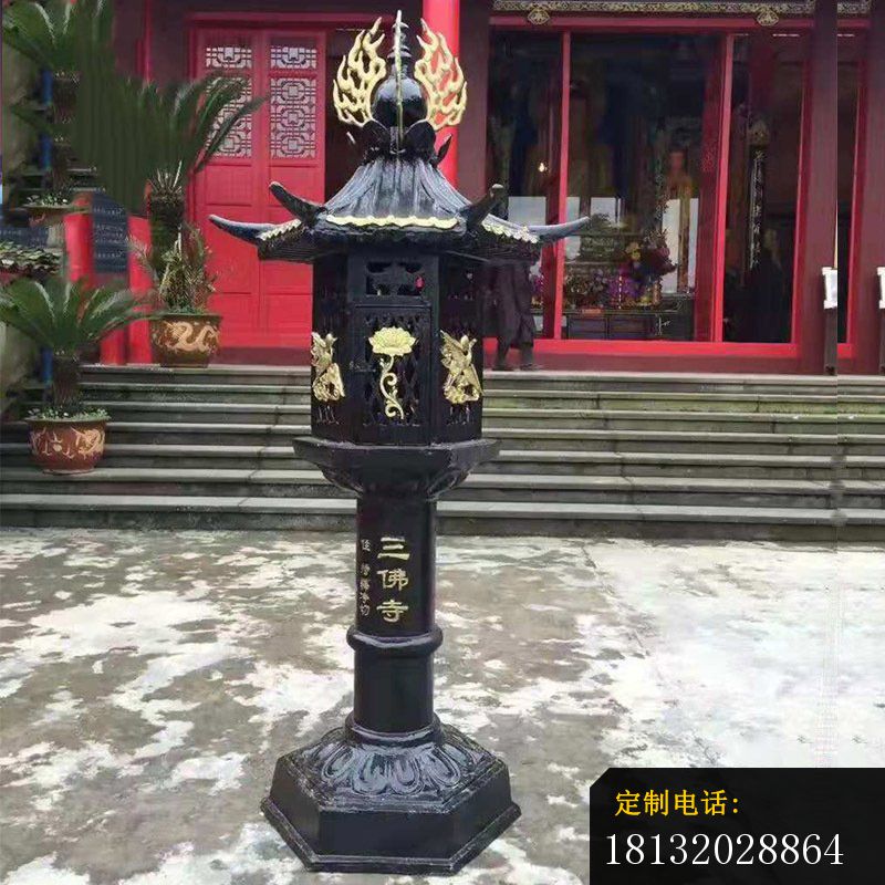 铜雕仿古灯塔雕塑摆件 4_800*800