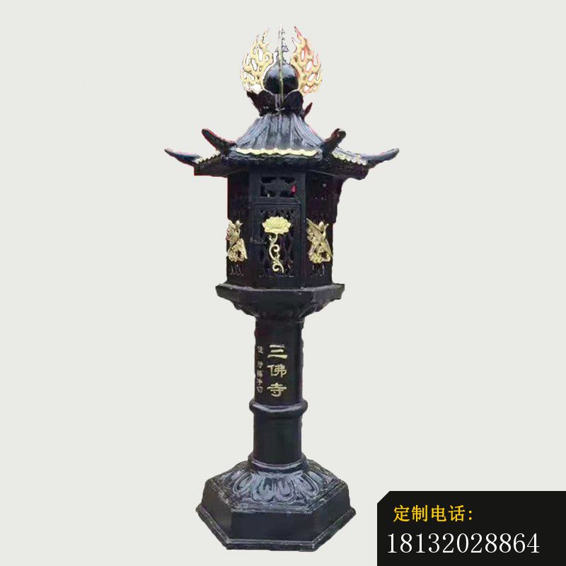 铜雕仿古灯塔雕塑摆件 (3)_800*800