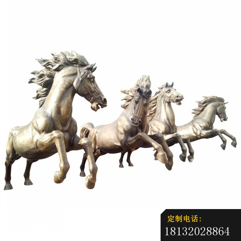 铜雕公园动物马雕塑 (2)_800*800