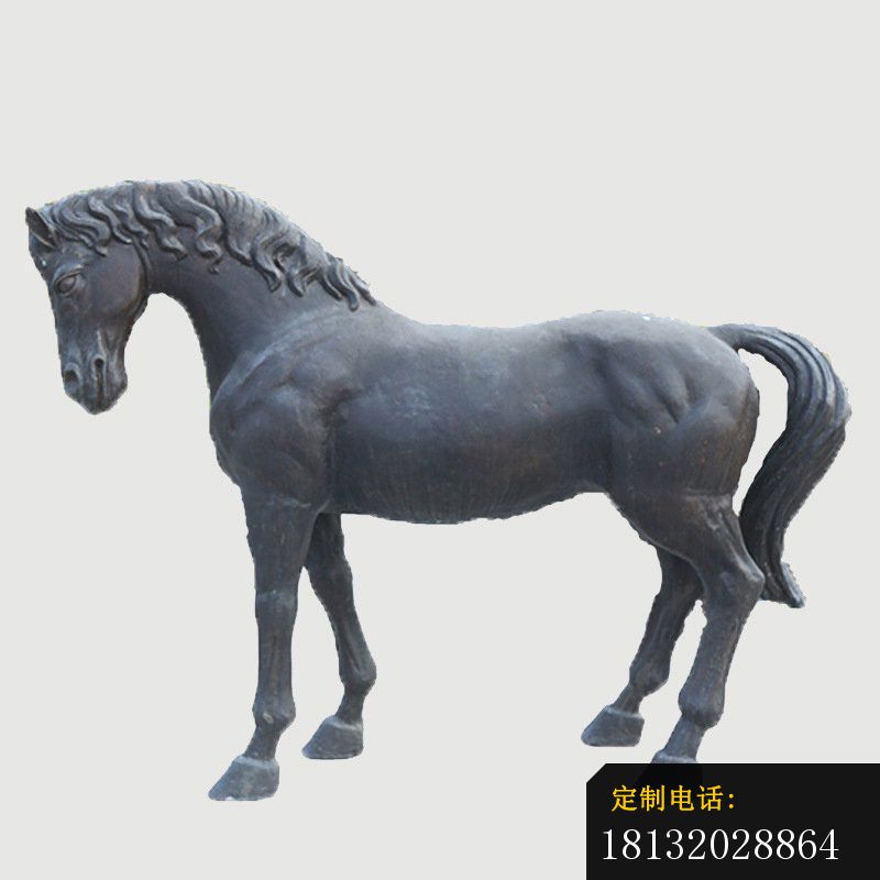 铜雕公园动物马雕塑 (3)_800*800