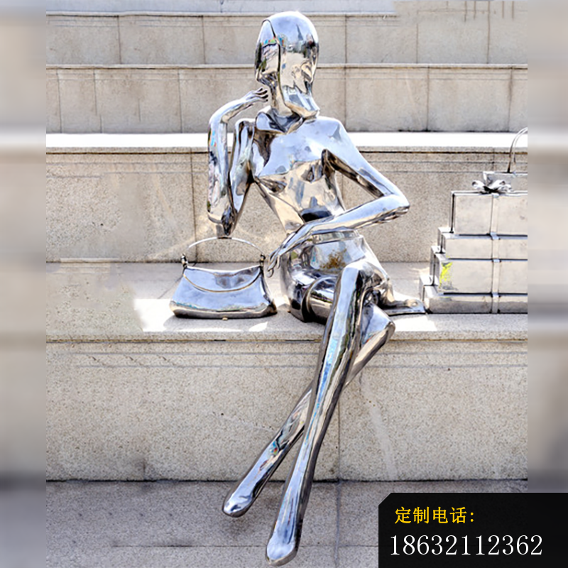 不锈钢购物雕塑造型 (2)_800*800