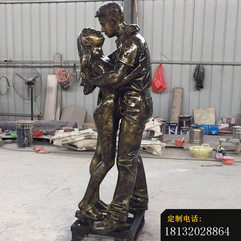 铜雕公园情侣人物雕塑 (2)_800*800