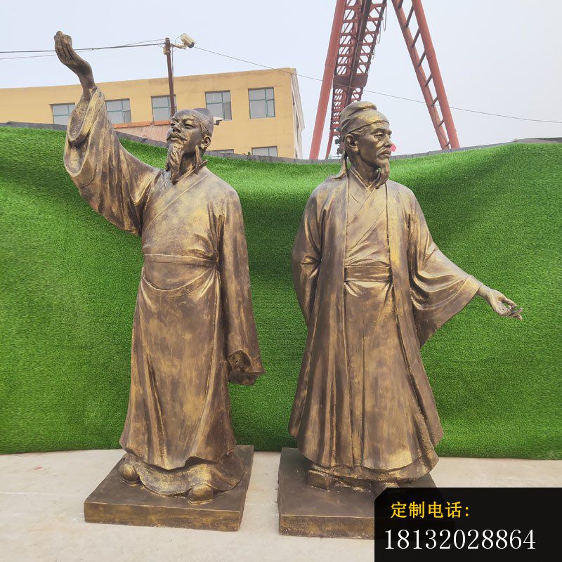 铜雕古代朝廷官员人物雕塑 (2)_800*800
