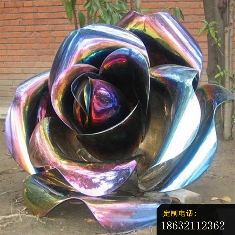 不锈钢玫瑰花雕塑 (1)_800*800