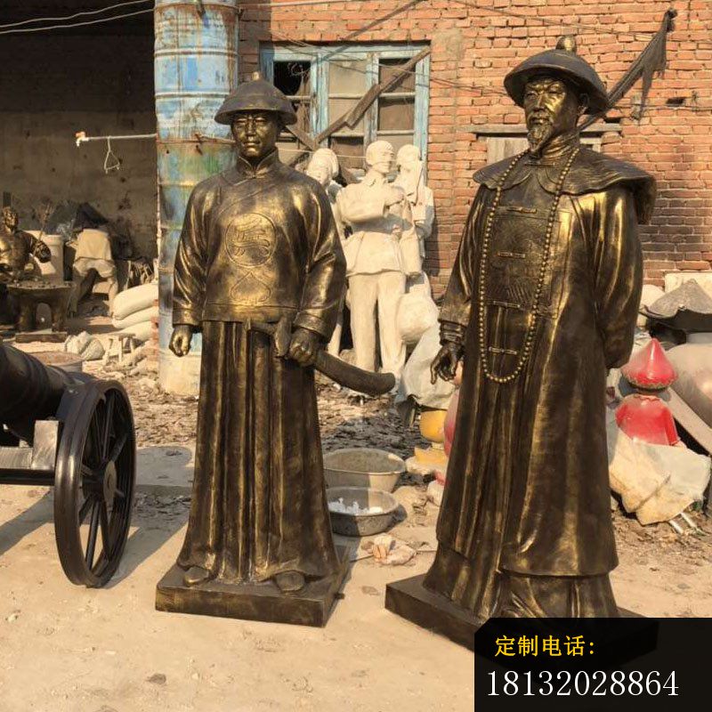 铜雕古代朝廷命官人物摆件_800*800