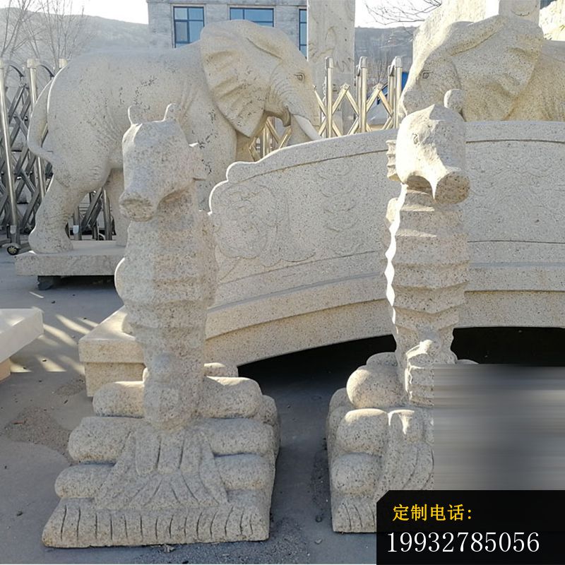喷水海马雕塑，石雕海马 (1)_800*800