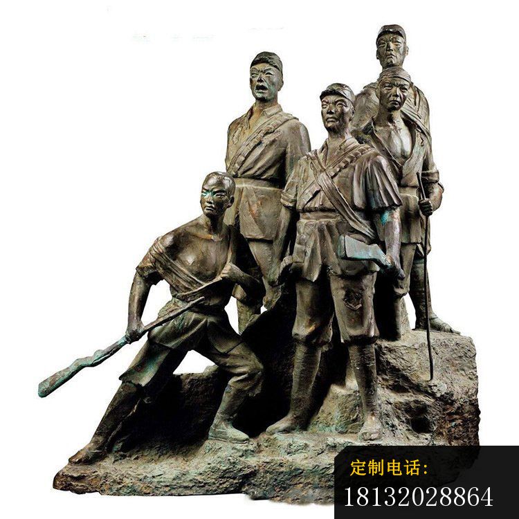 铜雕广场红军战士人物雕塑 (1)_750*750