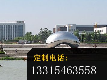 不锈钢水珠雕塑，广场不锈钢雕塑 (3)_356*267