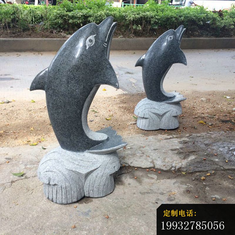 青石海豚石雕，动物石雕_800*800