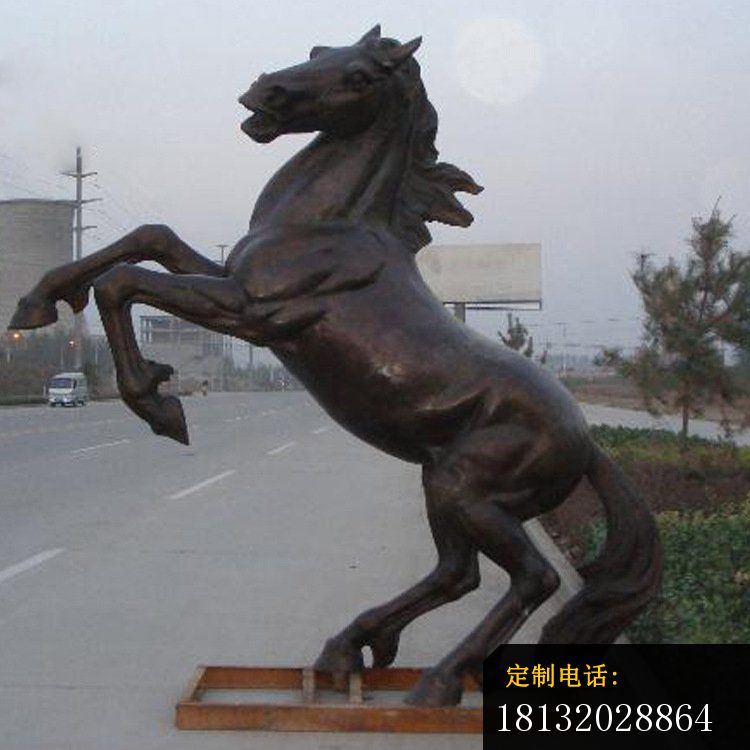 铜雕广场街道景观摆件动物马雕塑 (1)_750*750