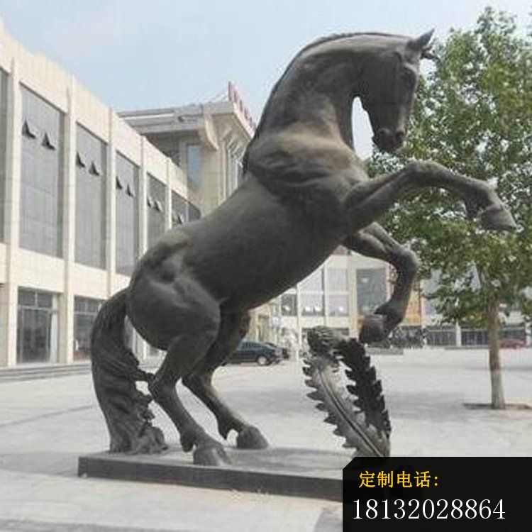 铜雕广场街道景观摆件动物马雕塑 (3)_750*750