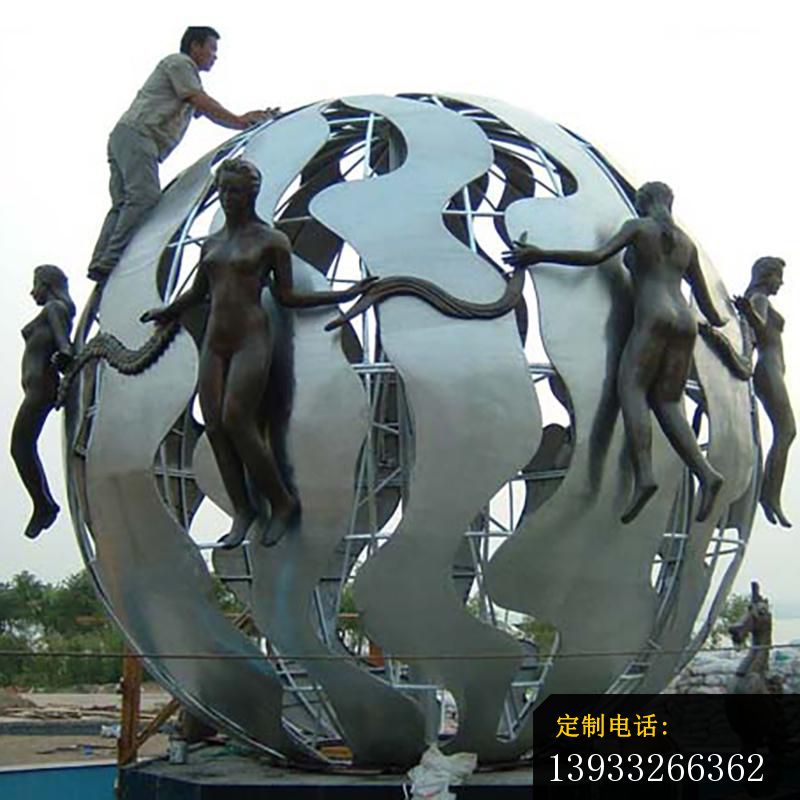 不锈钢欧式景观球雕塑_800*800