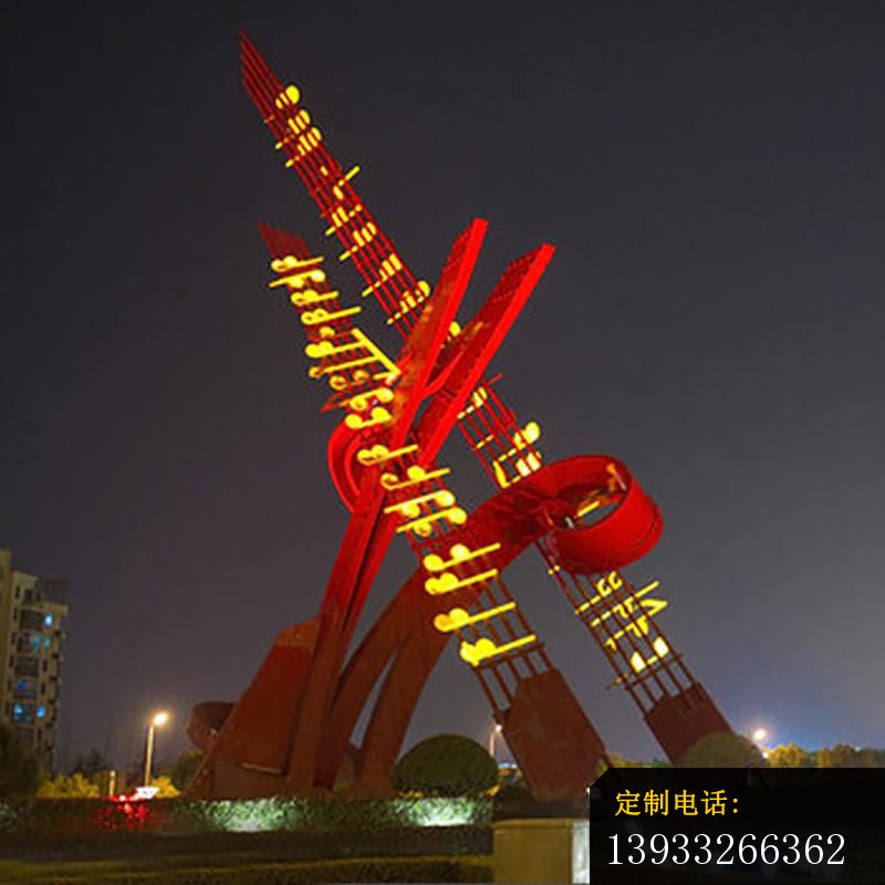 城市不锈钢喷漆景观雕塑_800*800
