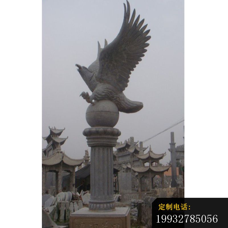 老鹰石雕，大展宏图石雕 (3)_800*800