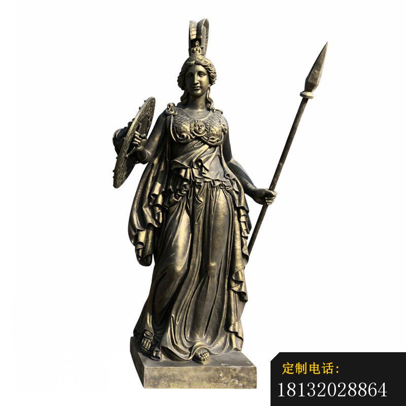 铜雕广场西方雅典娜人物雕塑 (1)_800*800