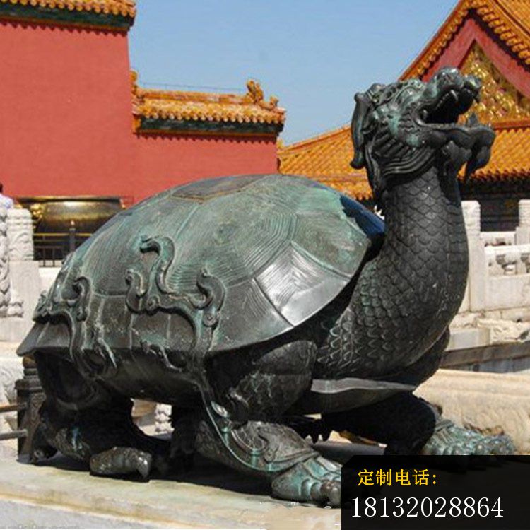 铜雕广场仙龟动物雕塑_750*750