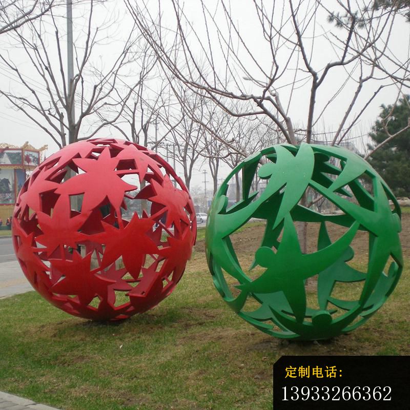 公园不锈钢镂空景观球雕塑_800*800
