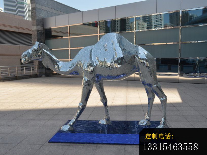 不锈钢骆驼雕塑，不锈钢动物雕塑_816*612