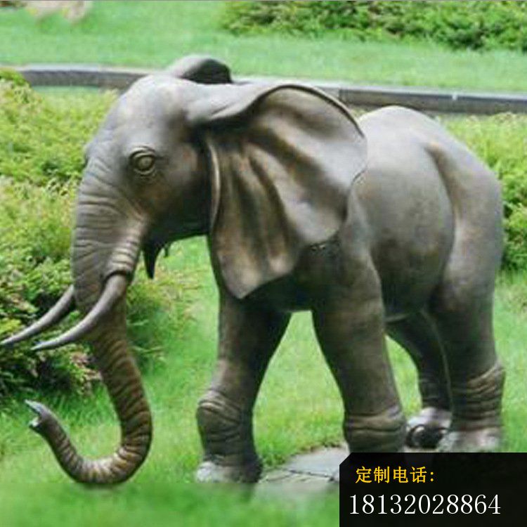 铜雕户外装饰动物大象摆件 (1)_750*750