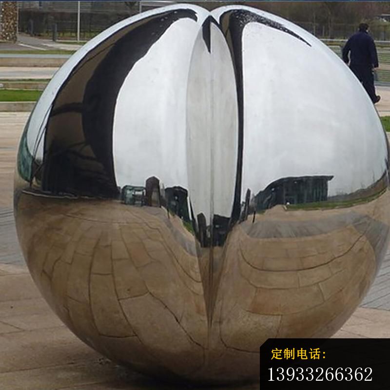 公园不锈钢球形景观雕塑_800*800