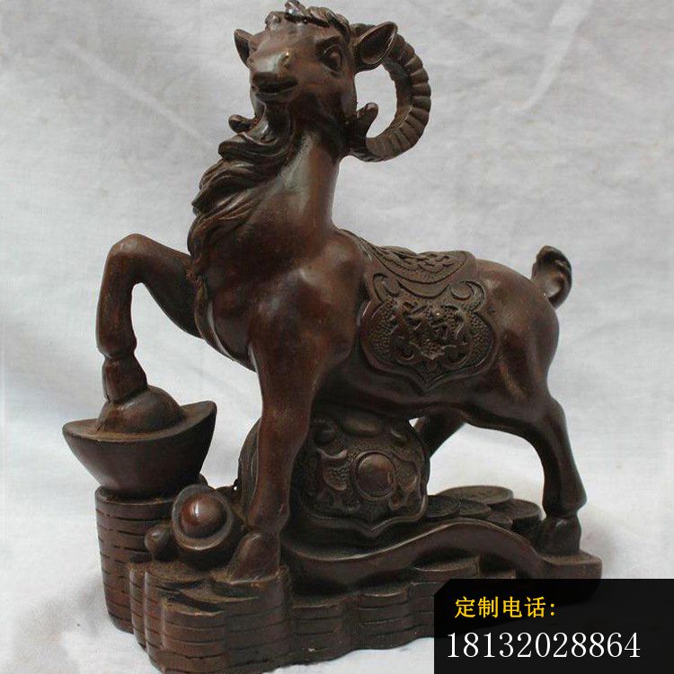 铜雕户外装饰生肖羊动物雕塑 (2)_750*750