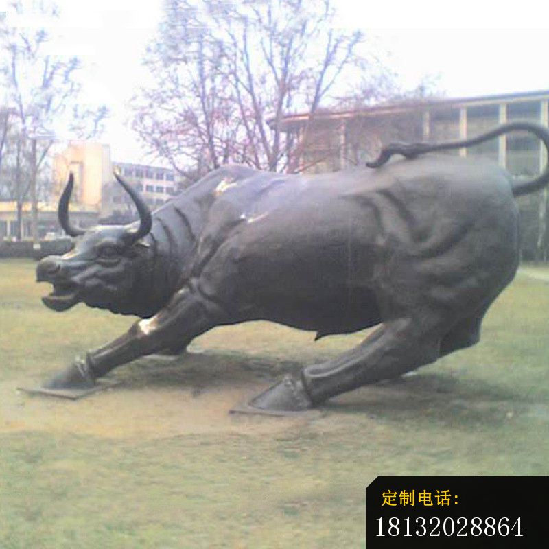 铜雕牛广场动物景观摆件 (1)_800*800