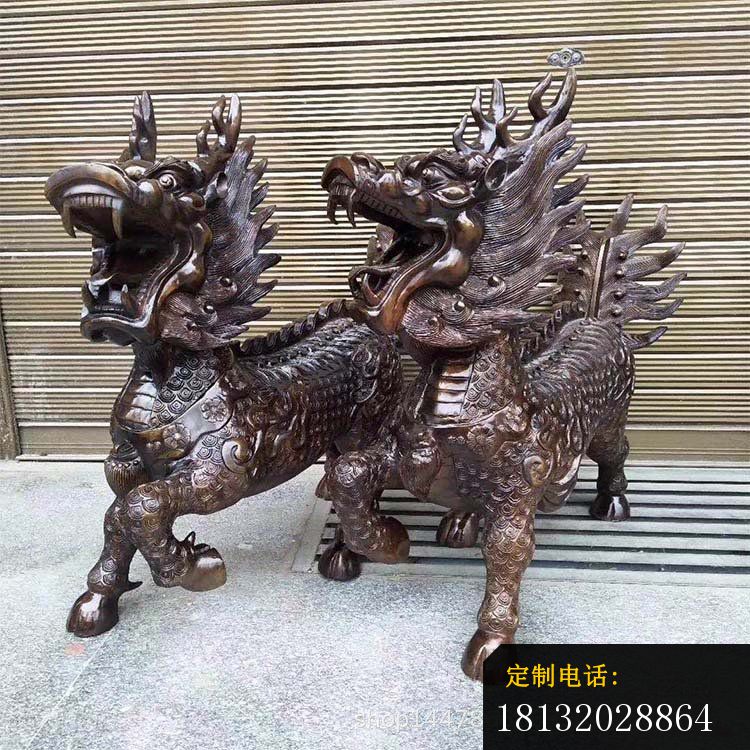 铜雕麒麟公园动物雕塑_750*750