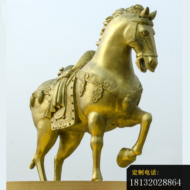 铜雕室商场招财动物马雕塑 (3)_800*800