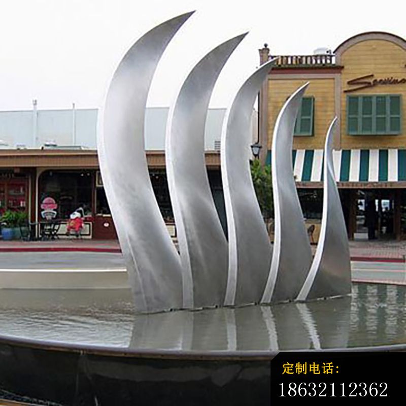 不锈钢翅膀雕塑，不锈钢广场雕塑 (2)_800*800