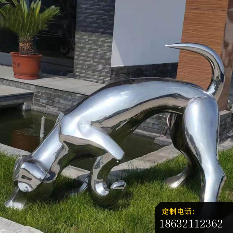 不锈钢狗雕塑 (4)_800*800