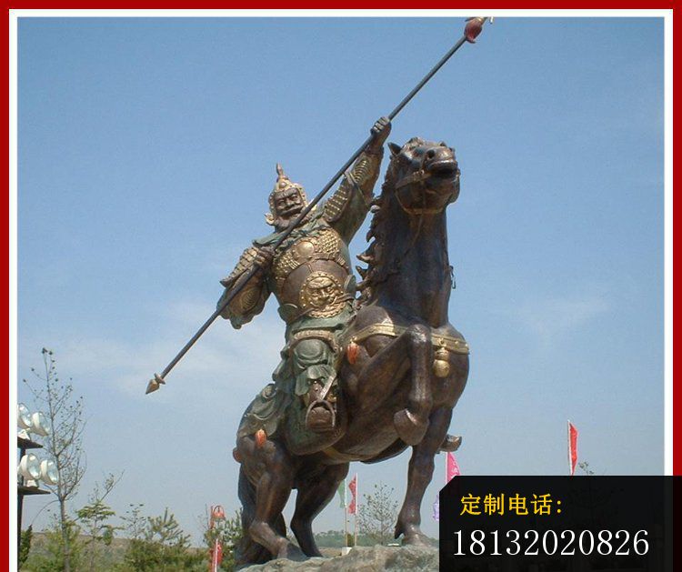 铜雕威武大将军   古代历史人物雕塑 (1)_750*629