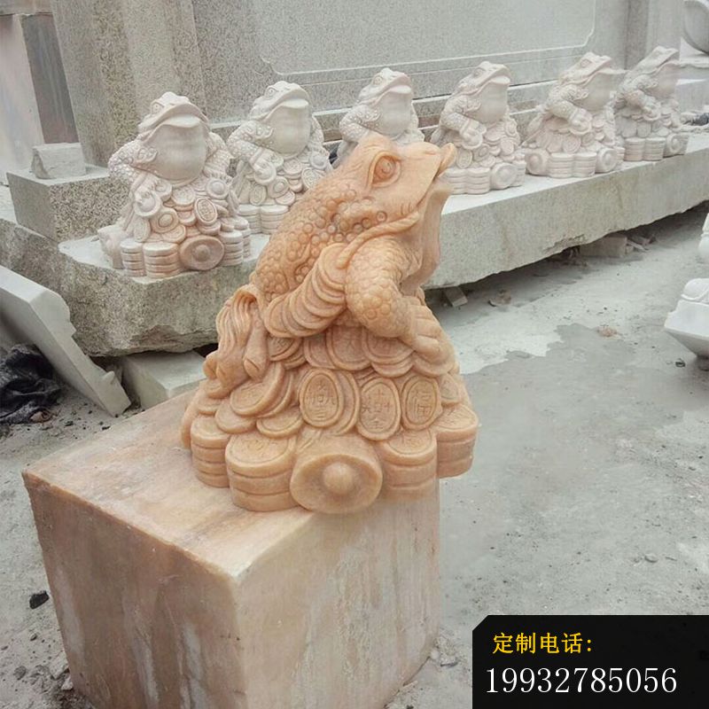 石雕貔貅晚霞红福星高照貔貅雕塑 (2)_800*800