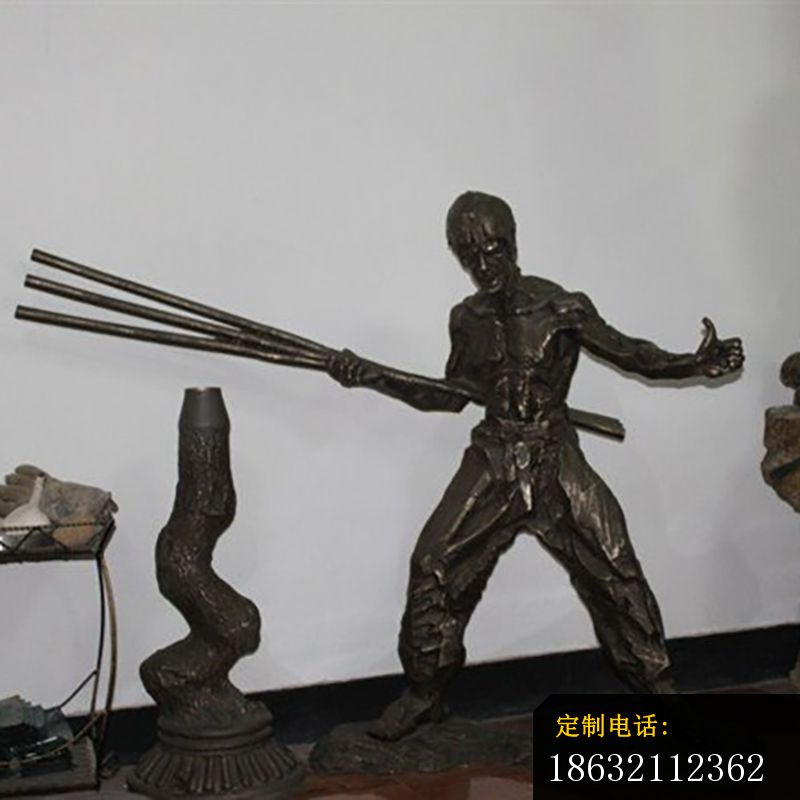 李小龙铜雕，广场小品铜雕_800*800
