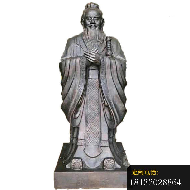 铜雕学校孔子圣人雕塑摆件 (3)_800*800