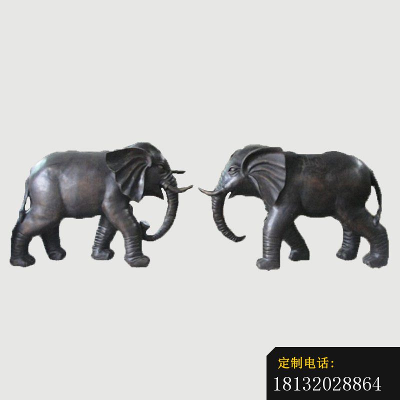 铜雕园林动物大象雕塑 (2)_800*800