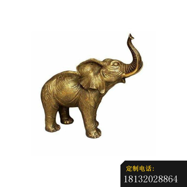 铜雕园林动物小象雕塑_750*750
