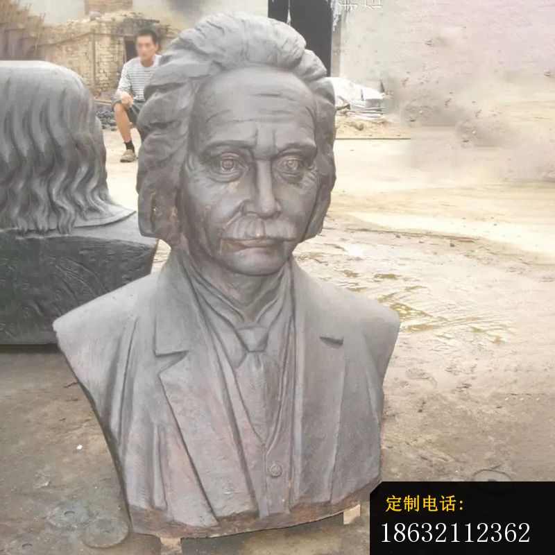 名人胸像铜雕，西方名人铜雕 (2)_800*800