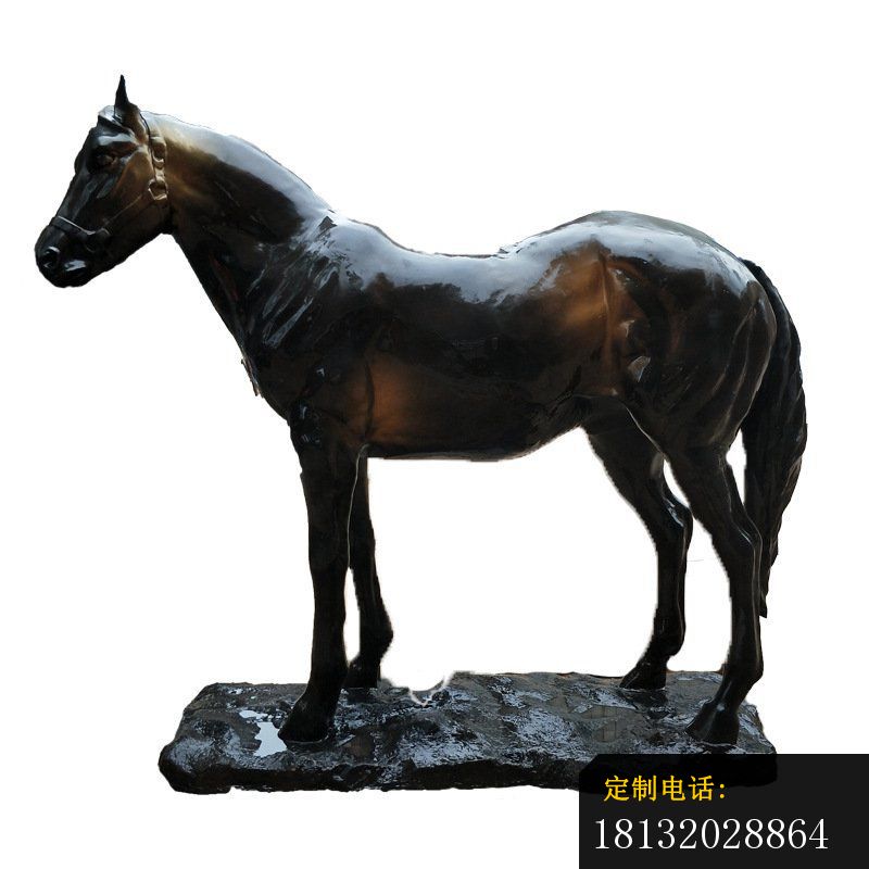 铜雕园林动物装饰景观马雕塑 (2)_800*800