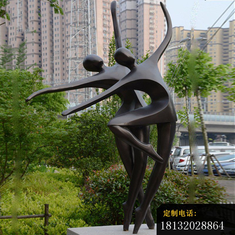 铜雕园林广场双人舞雕塑摆件 (2)_800*800