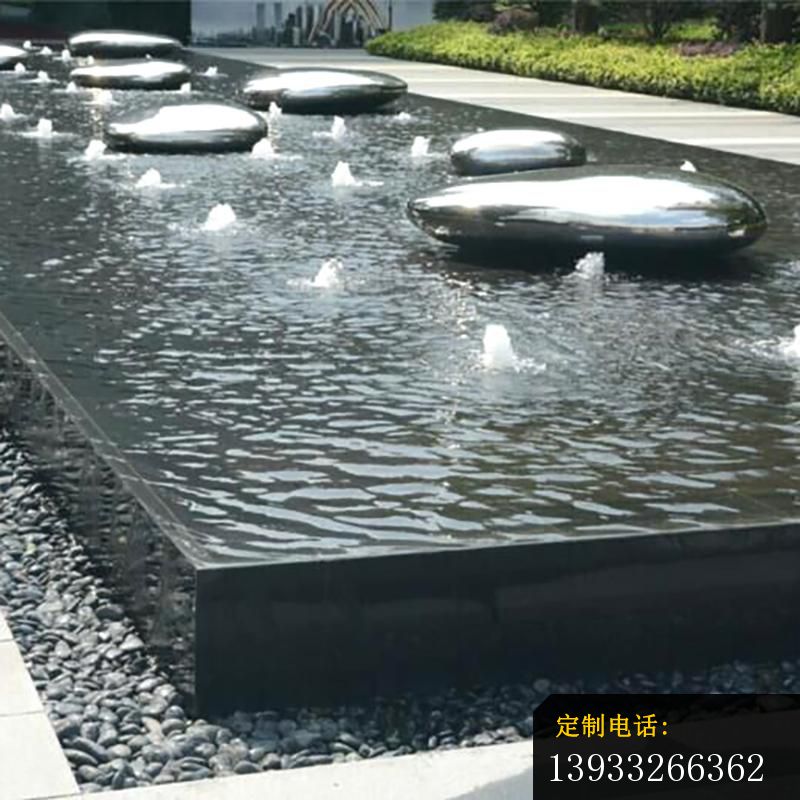 水池不锈钢水滴景观雕塑_800*800