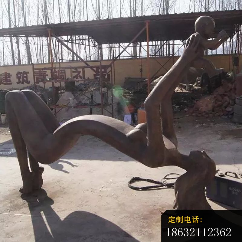 母爱铜雕，公园景观铜雕 (3)_800*800