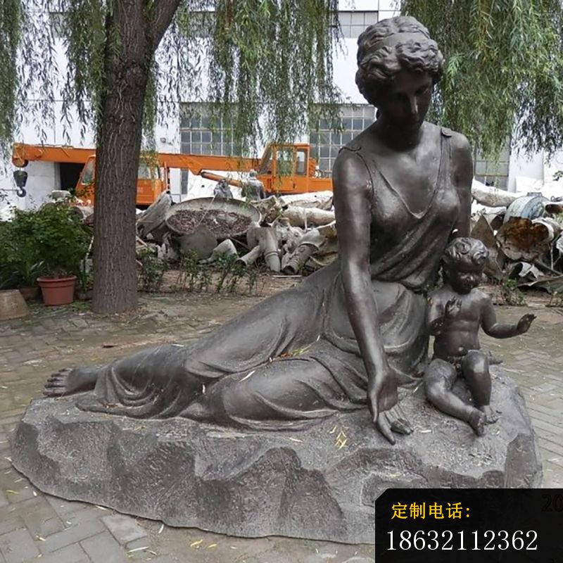 母子铜雕，广场人物铜雕_800*800