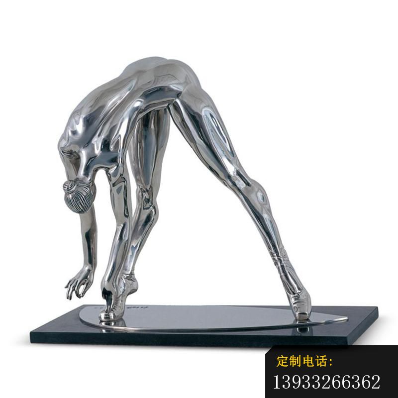 不锈钢舞蹈人物景观雕塑_800*800