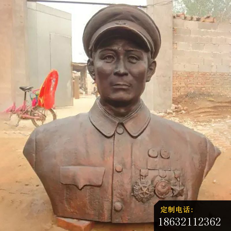 铜人物头像，铸铜人物头像雕塑 (2)_800*800