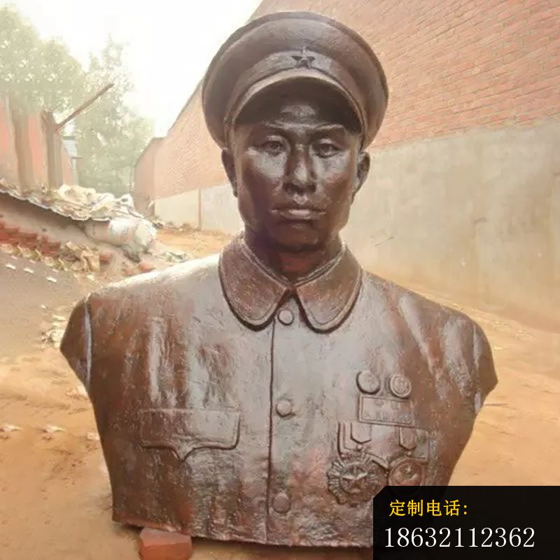 铜人物头像，铸铜人物头像雕塑 (4)_800*800