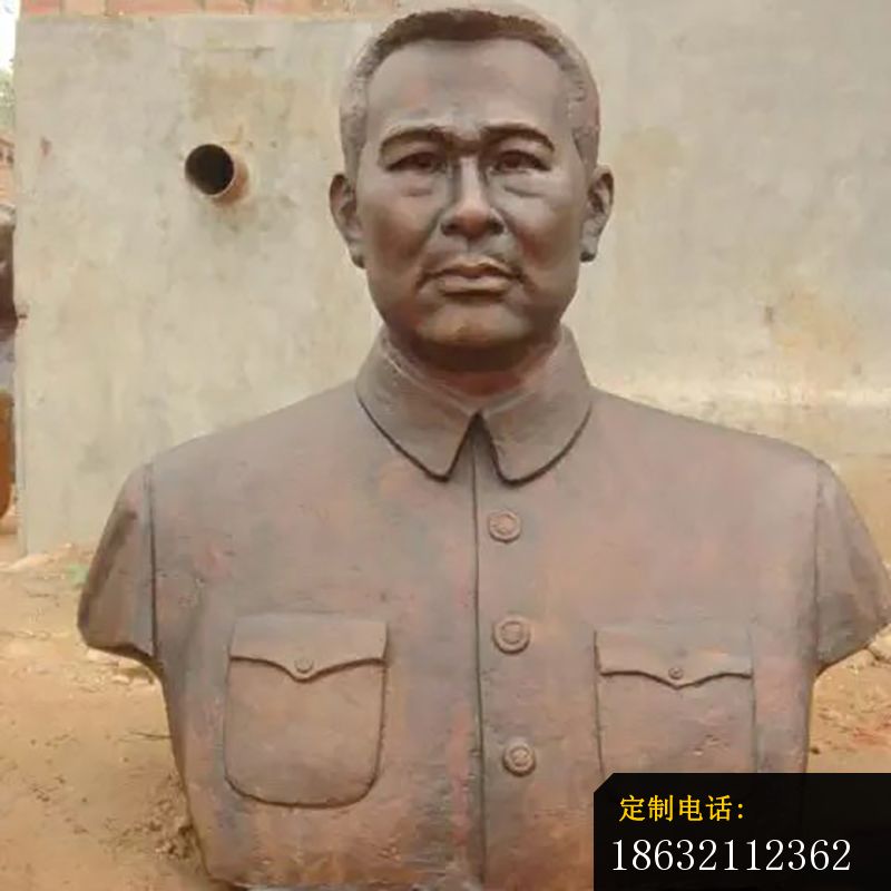 铜人物头像，铸铜人物头像雕塑 (3)_800*800