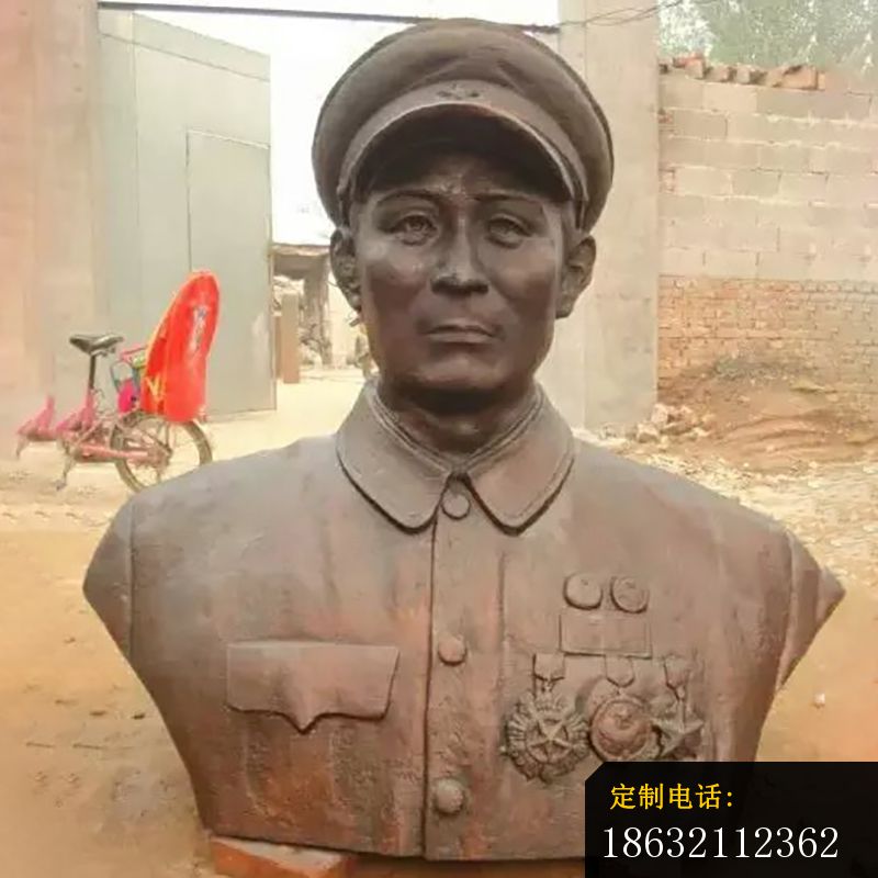 元帅胸像铜雕，名人雕塑 (1)_800*800