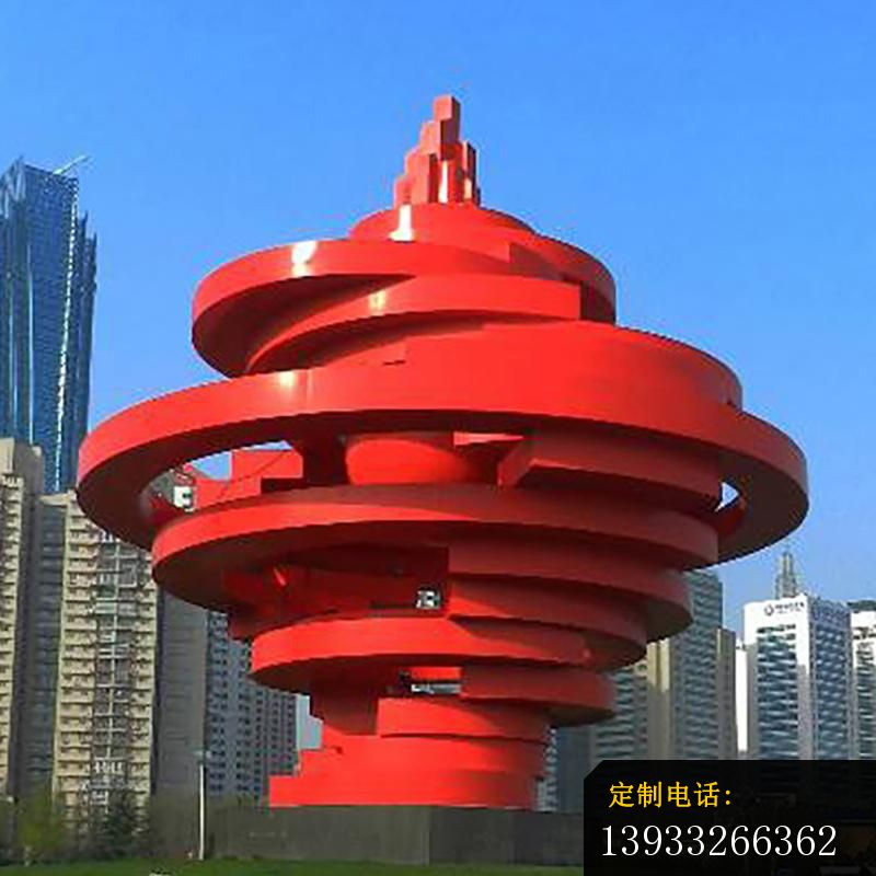 广场不锈钢五月风景观雕塑_800*800