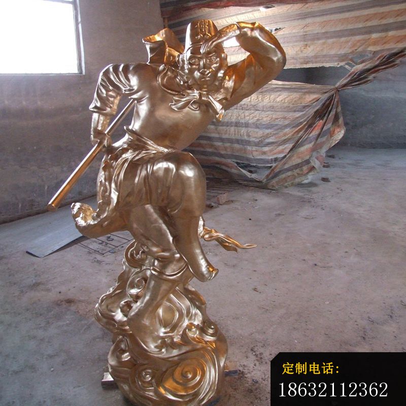 孙悟空铜雕，神话人物铜雕 (4)_800*800