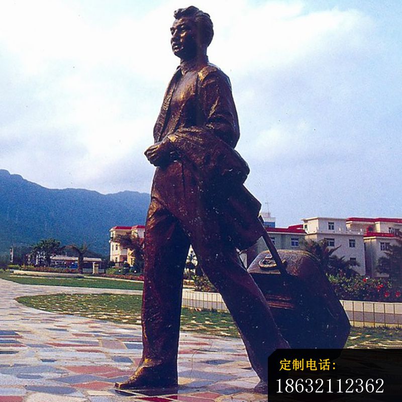 旅客铜雕，广场人物铜雕_800*800